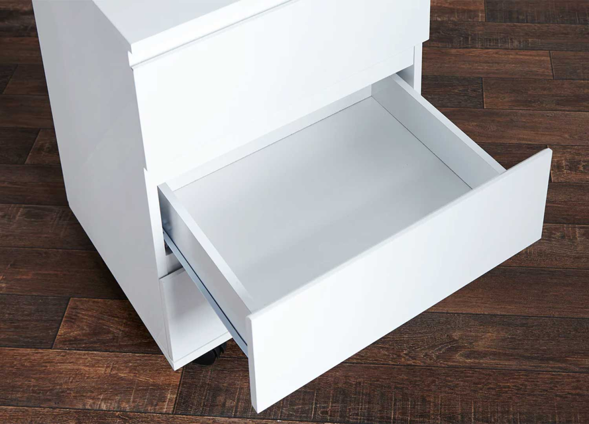 Qualité et détail du caisson de bureau