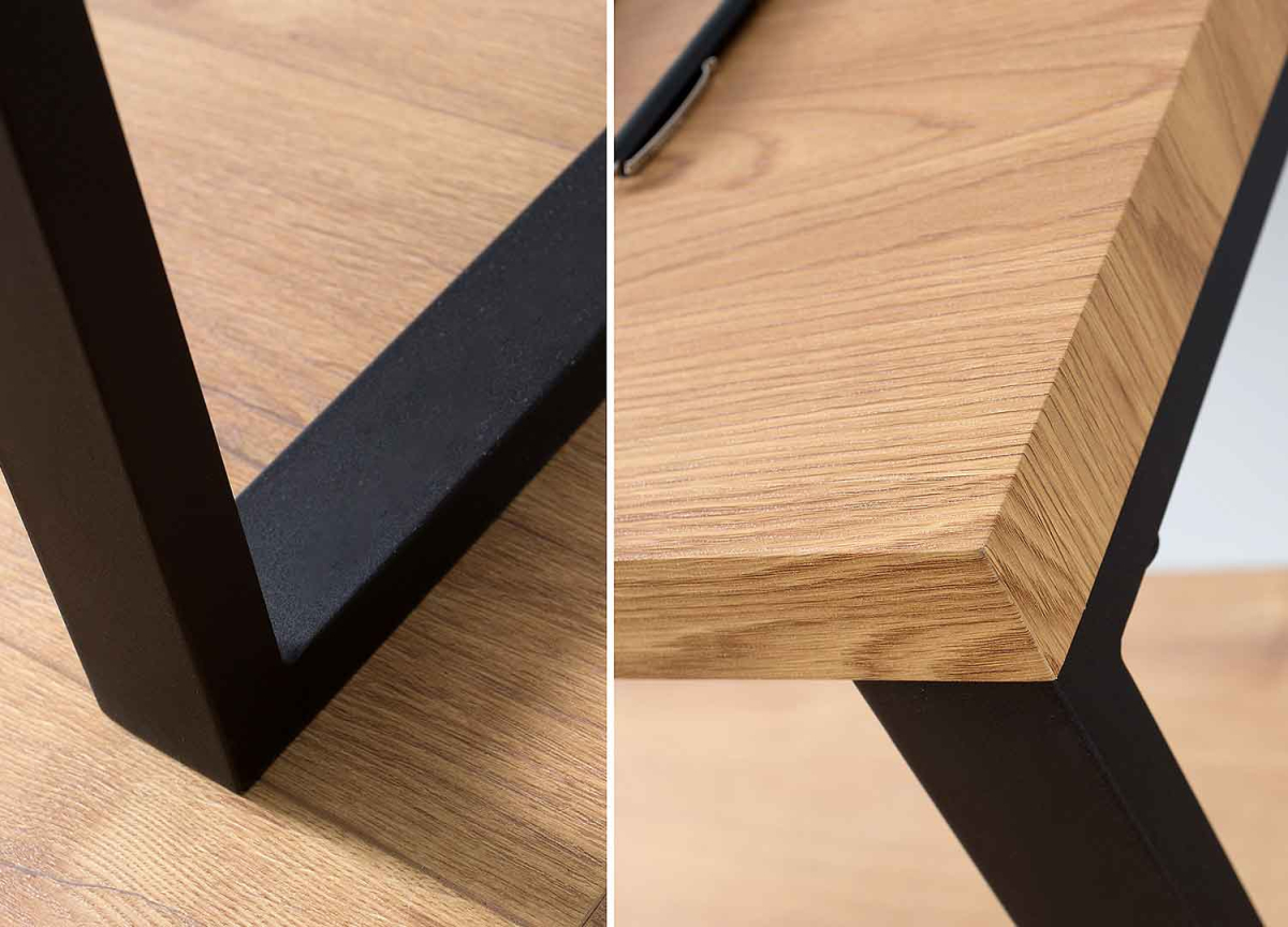 Qualité et détail du bureau meuble
