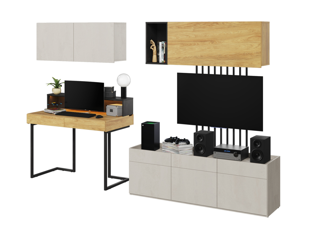 Ensemble Bureau 6 Pièces Multicolore