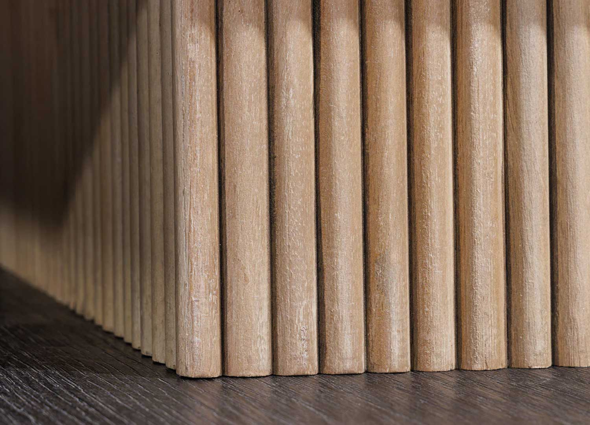 Buffet Art Déco 170cm  Bois de Manguier Blanchi