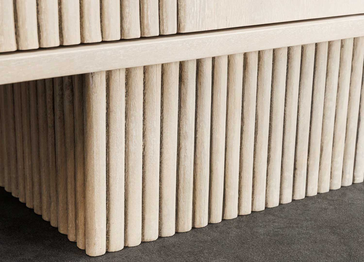 Qualité et détail du meuble télé