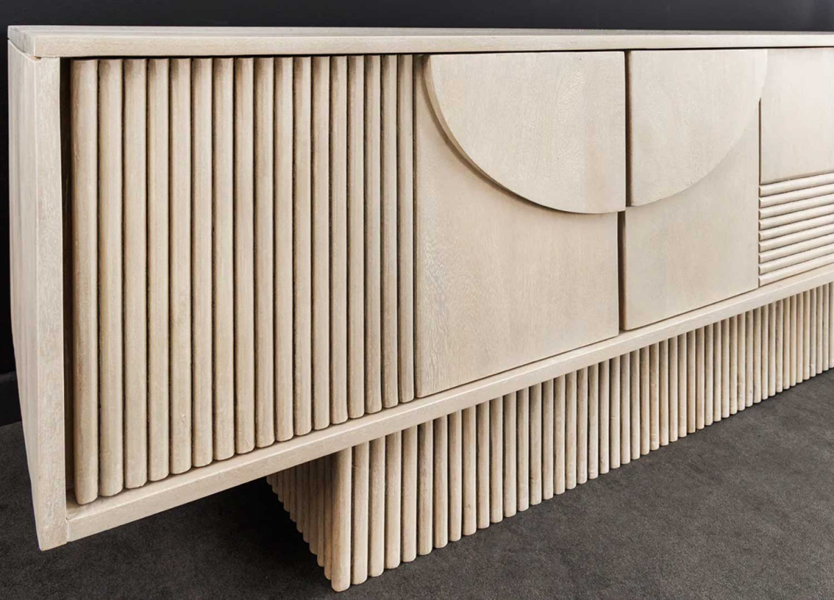 Qualité et détail du meuble télé