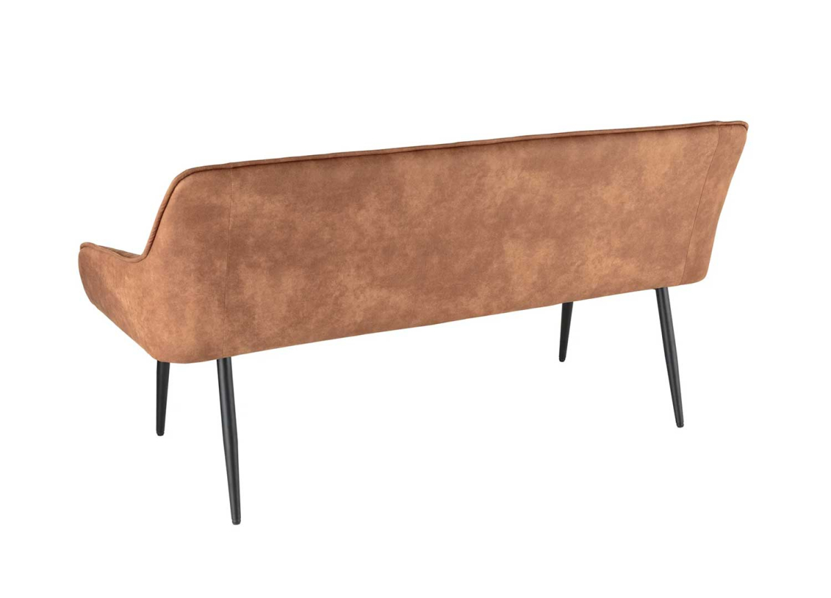Banc avec Dossier et Accoudoirs 160 cm