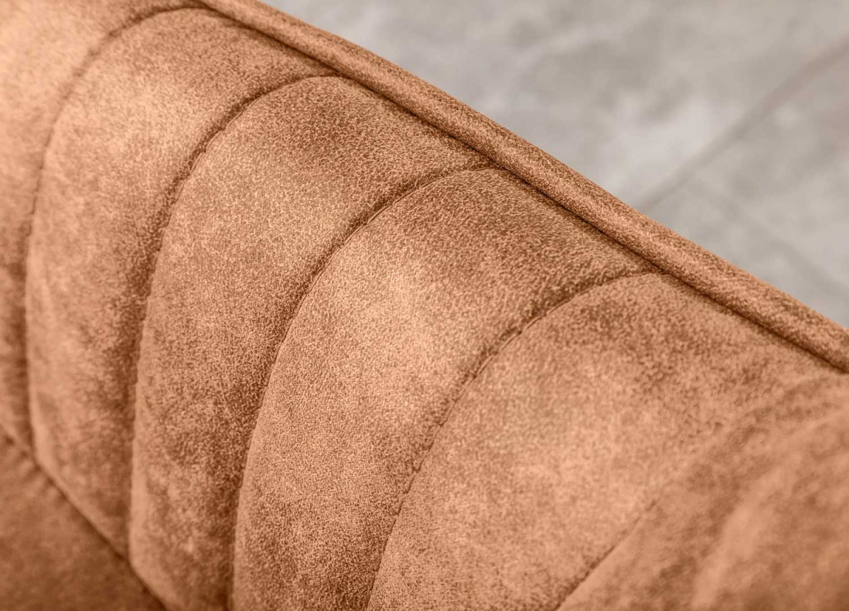 Chaises contemporaines marron / Pieds métal noir