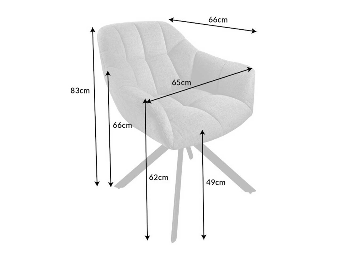 Fauteuil Pivotant Cuir Cognac