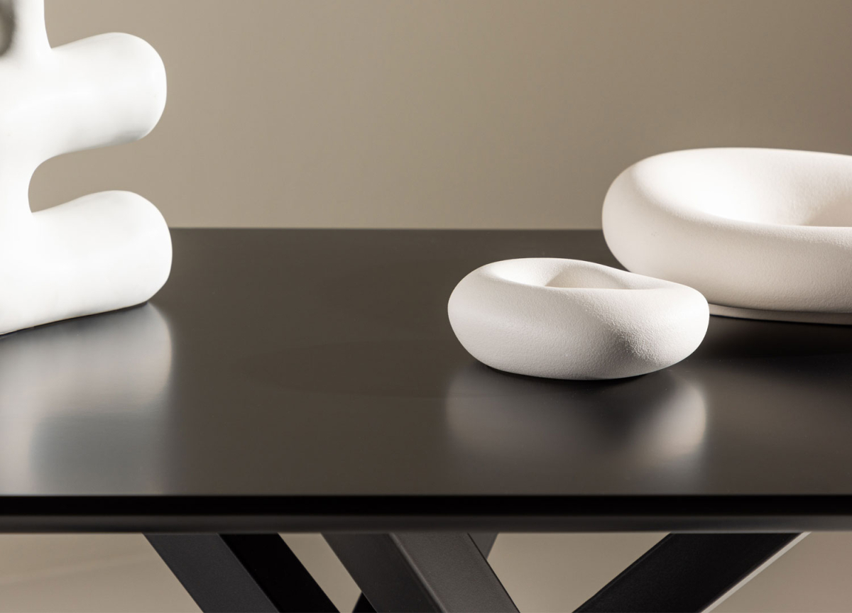 Table Basse Moderne Noir 100x60 cm pas Chère