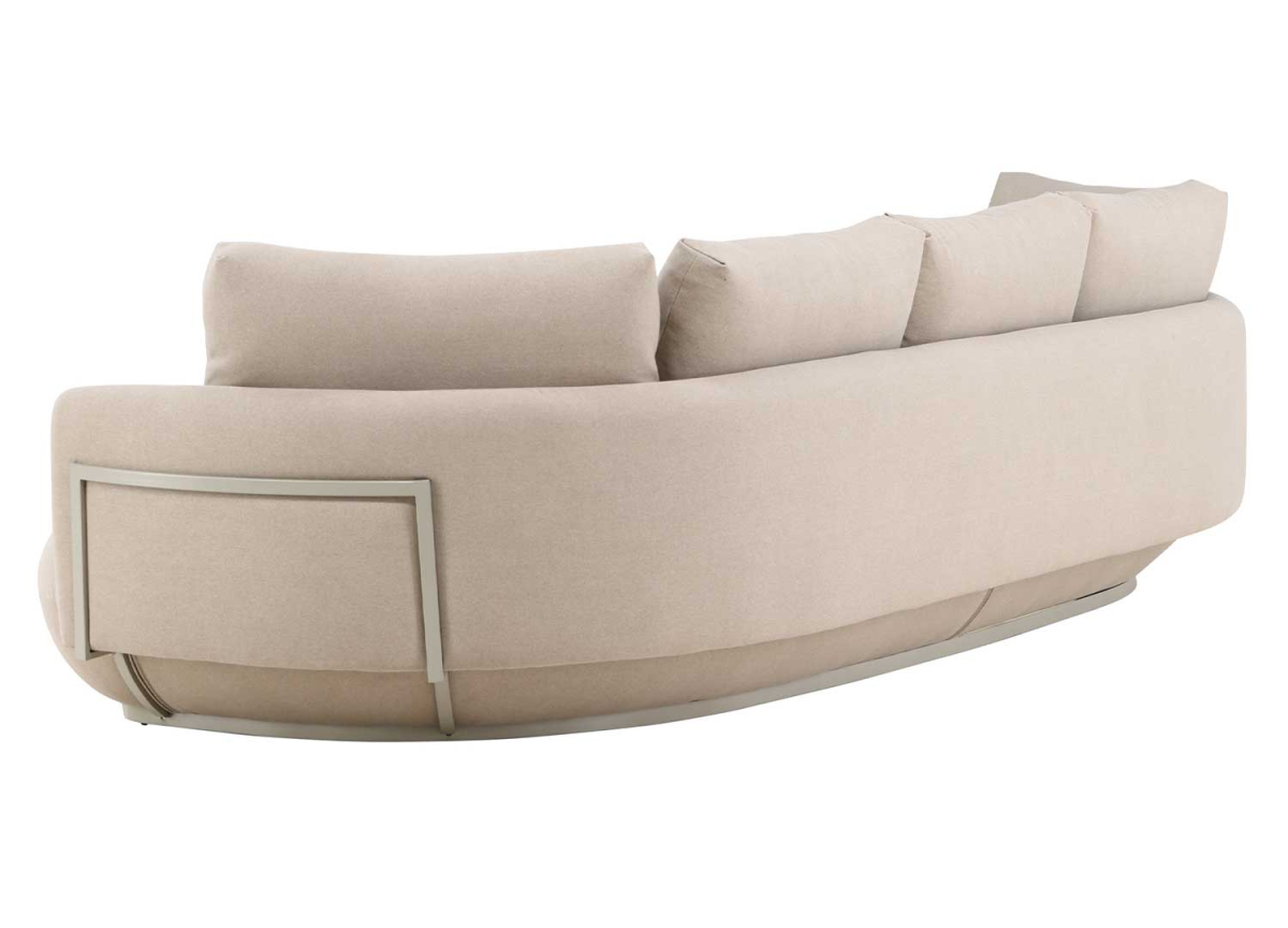 Canapé Design 4 Places Forme Haricot