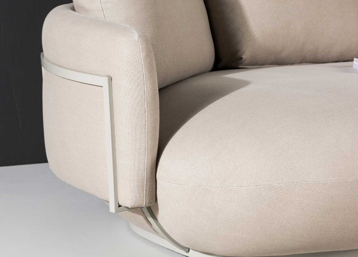Canapé Design 4 Places Forme Haricot
