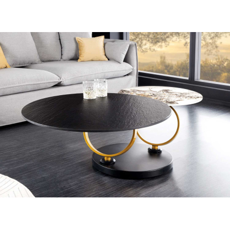 Table basse extensible design en céramique
