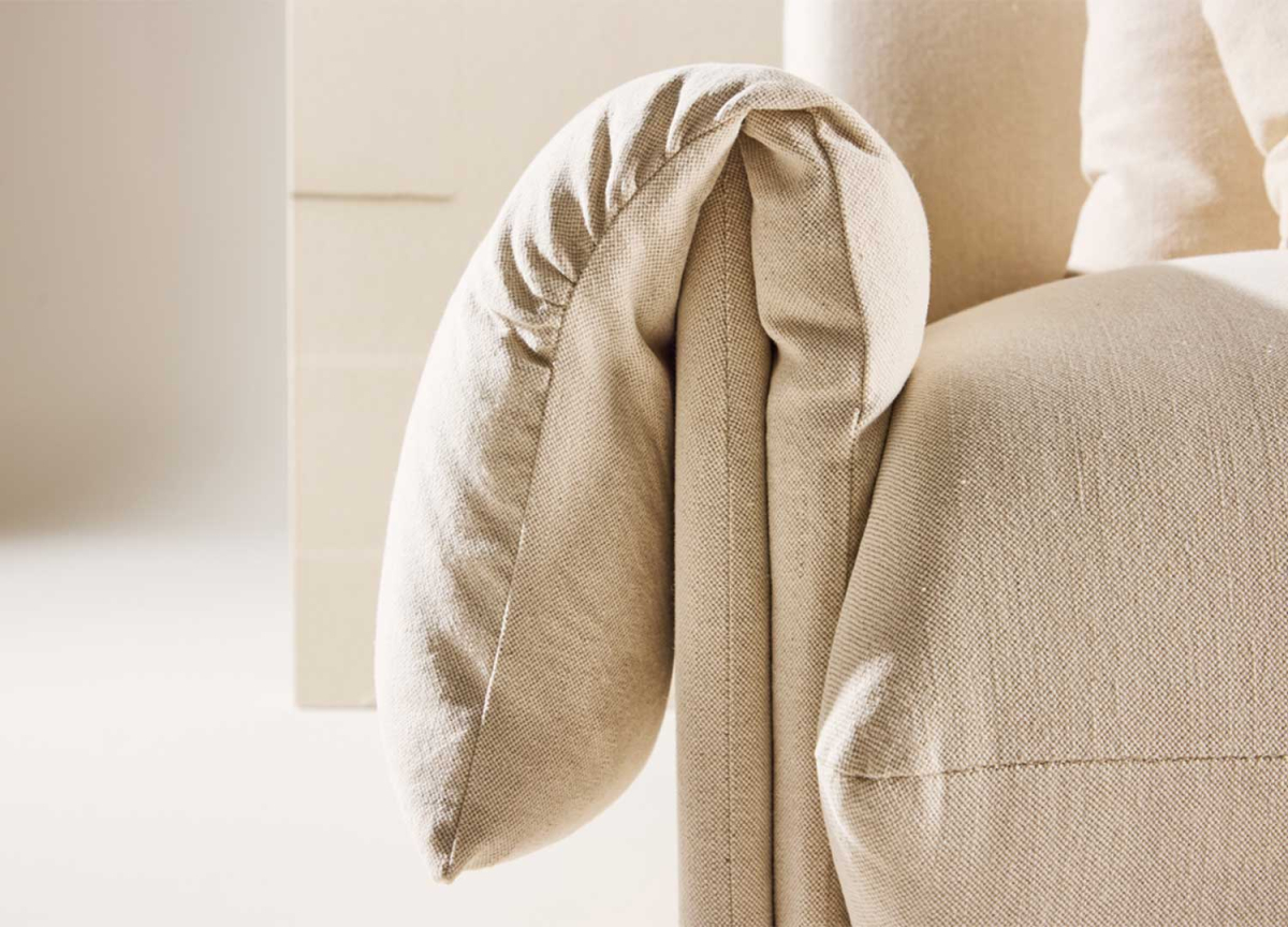Canapé Scandinave 3 places en Lin Beige