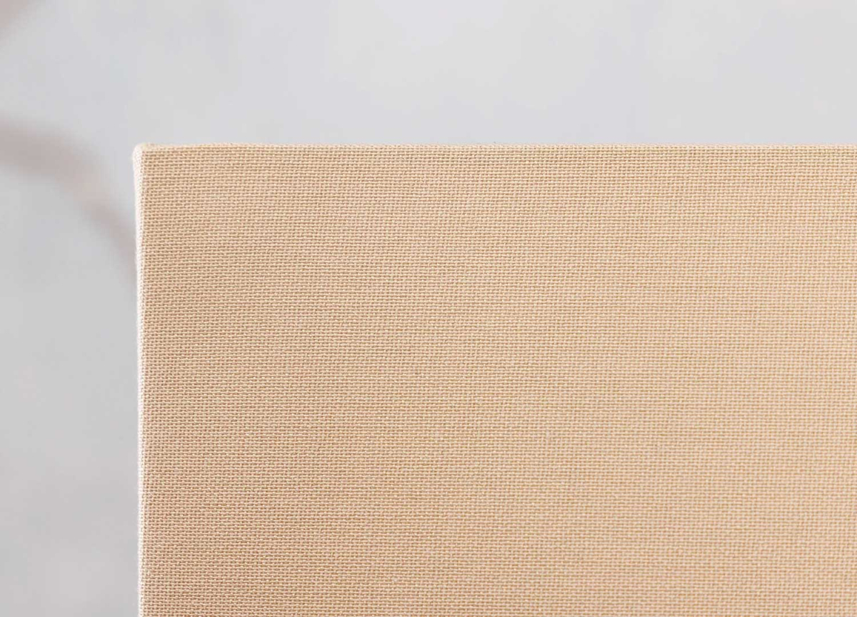 Lampadaire en Bois et Métal - Abat-jour en lin beige