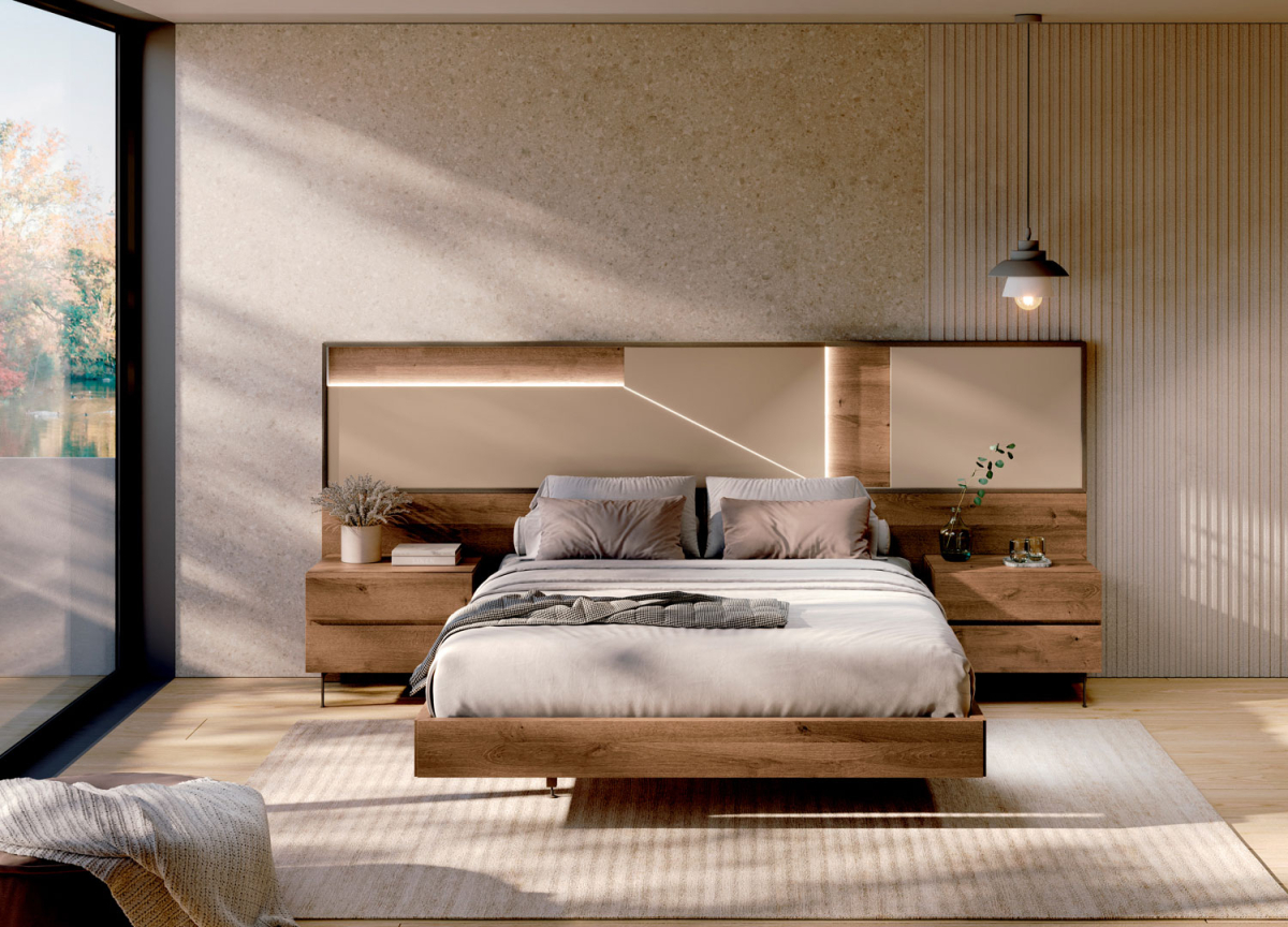 Lit adulte 2 places design 160–180 x 200 cm