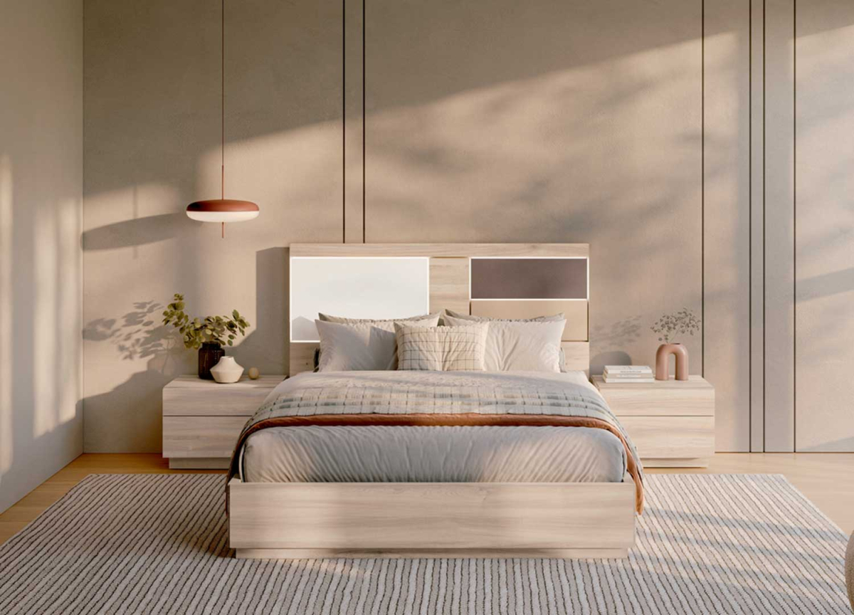 Lit coffre grande hauteur 160x200 et 180x200