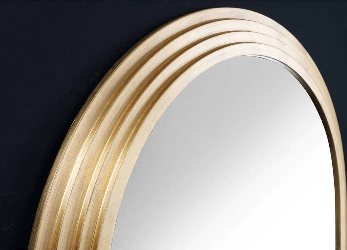 Grand Miroir Arche Doré 160 cm