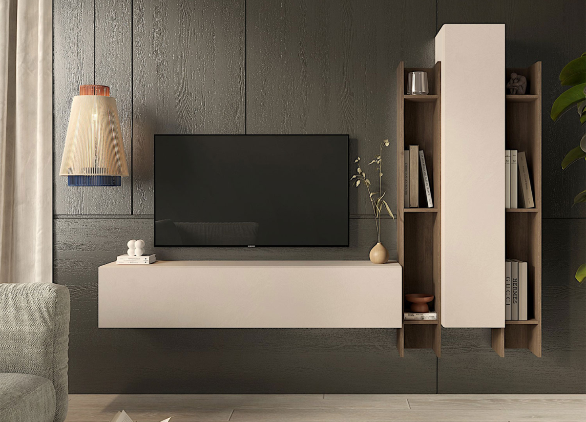 Ensemble TV suspendu 205 cm