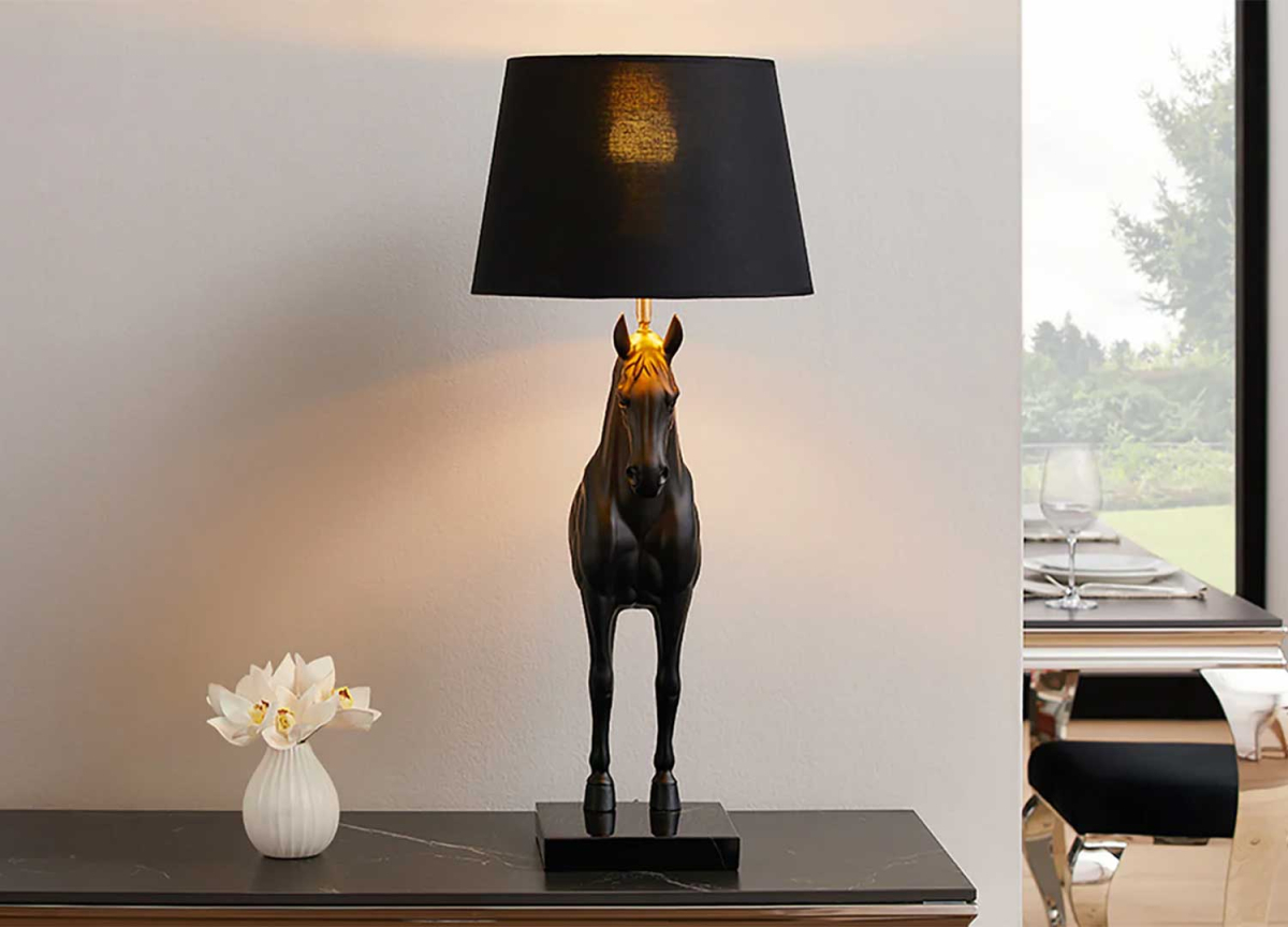 Luminaire à poser design cheval