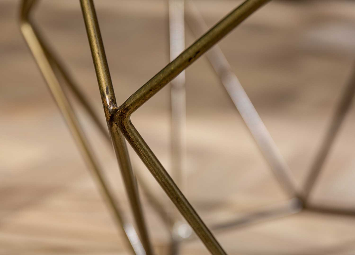 Table Basse Octogonale Marbre Blanc