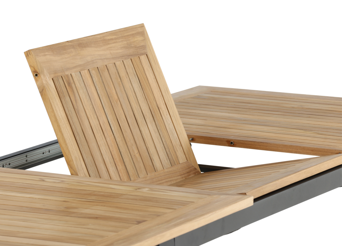 Table de Jardin Rectangulaire avec Allonge 152-210 cm