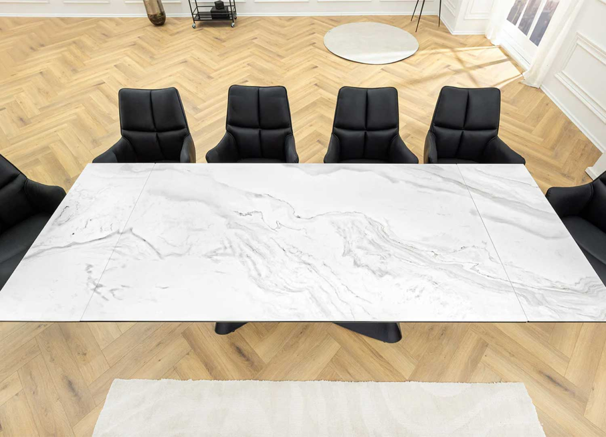 Grande table de salle à manger 12 personnes design moderne