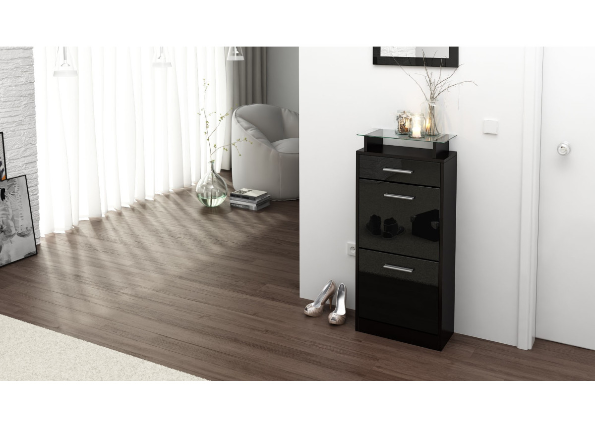 Petit Meuble Range Chaussures Design Bari