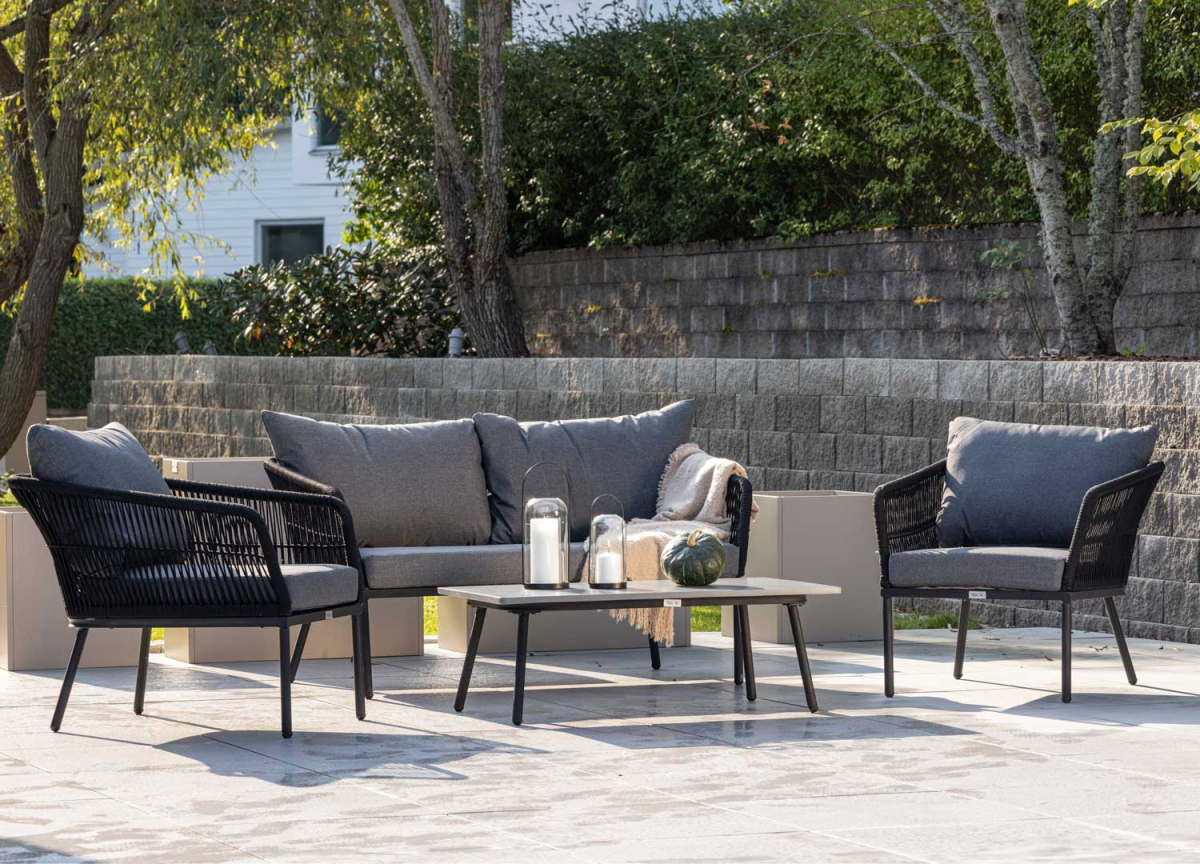 Salon de Jardin Moderne 4 Pièces