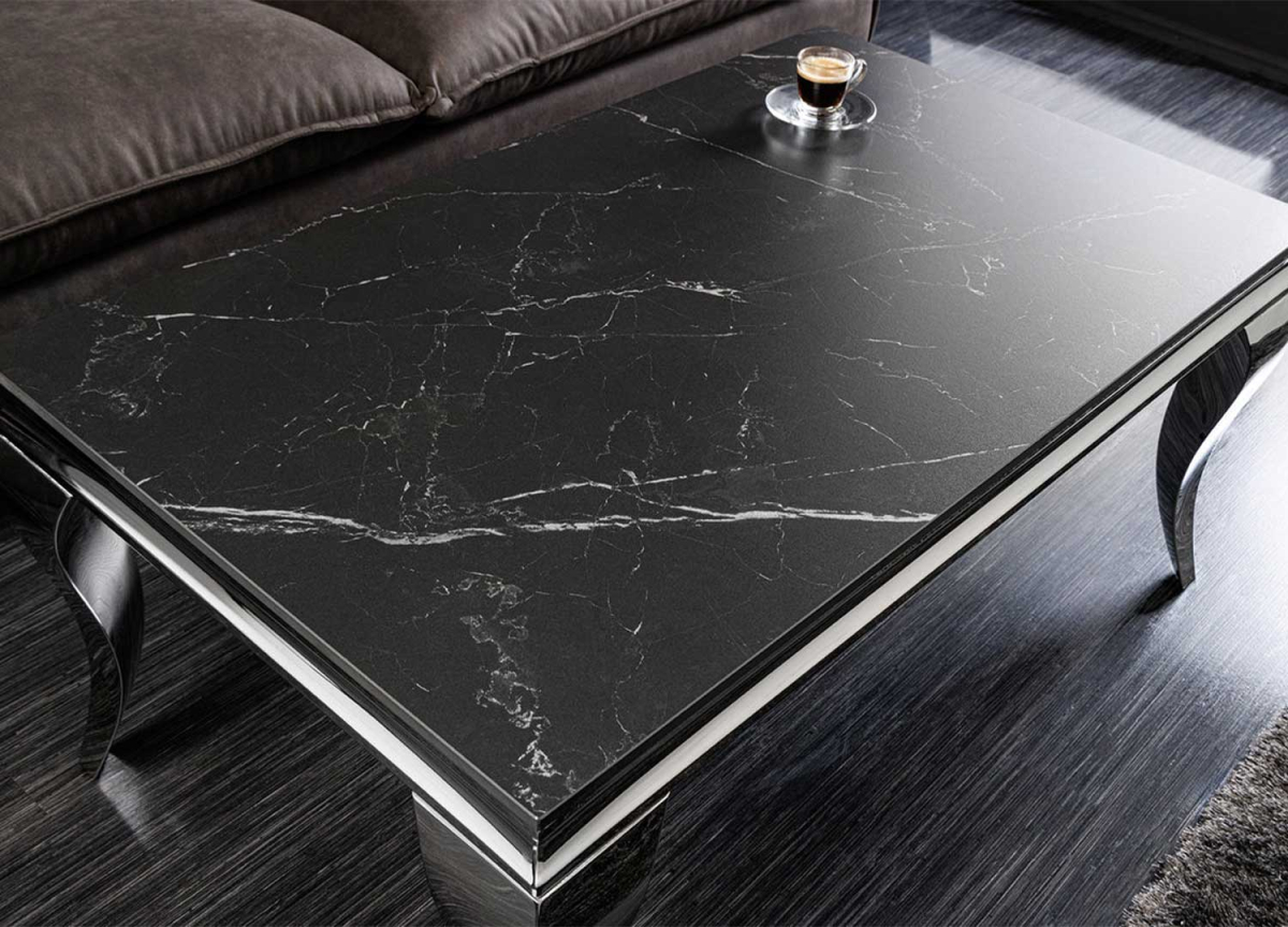 Table basse design contemporain en céramique