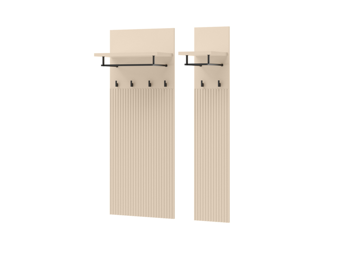portes manteaux avec tringles et crochets