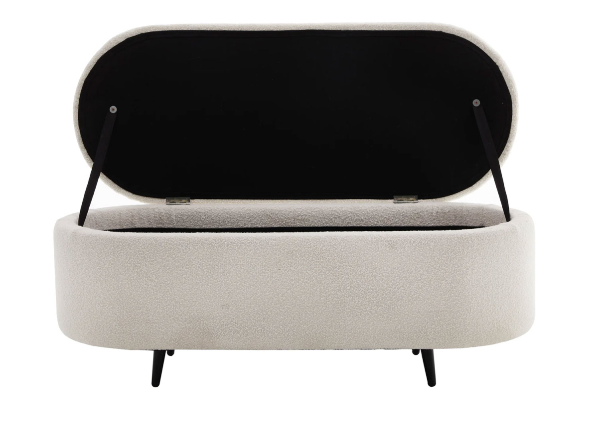 banc couloir ou entrée en tissu teddy