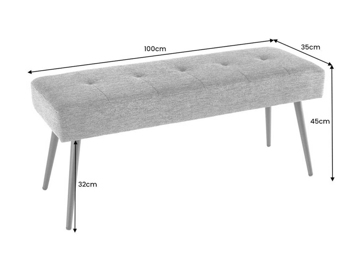Banc à Chaussures Moderne 100 cm