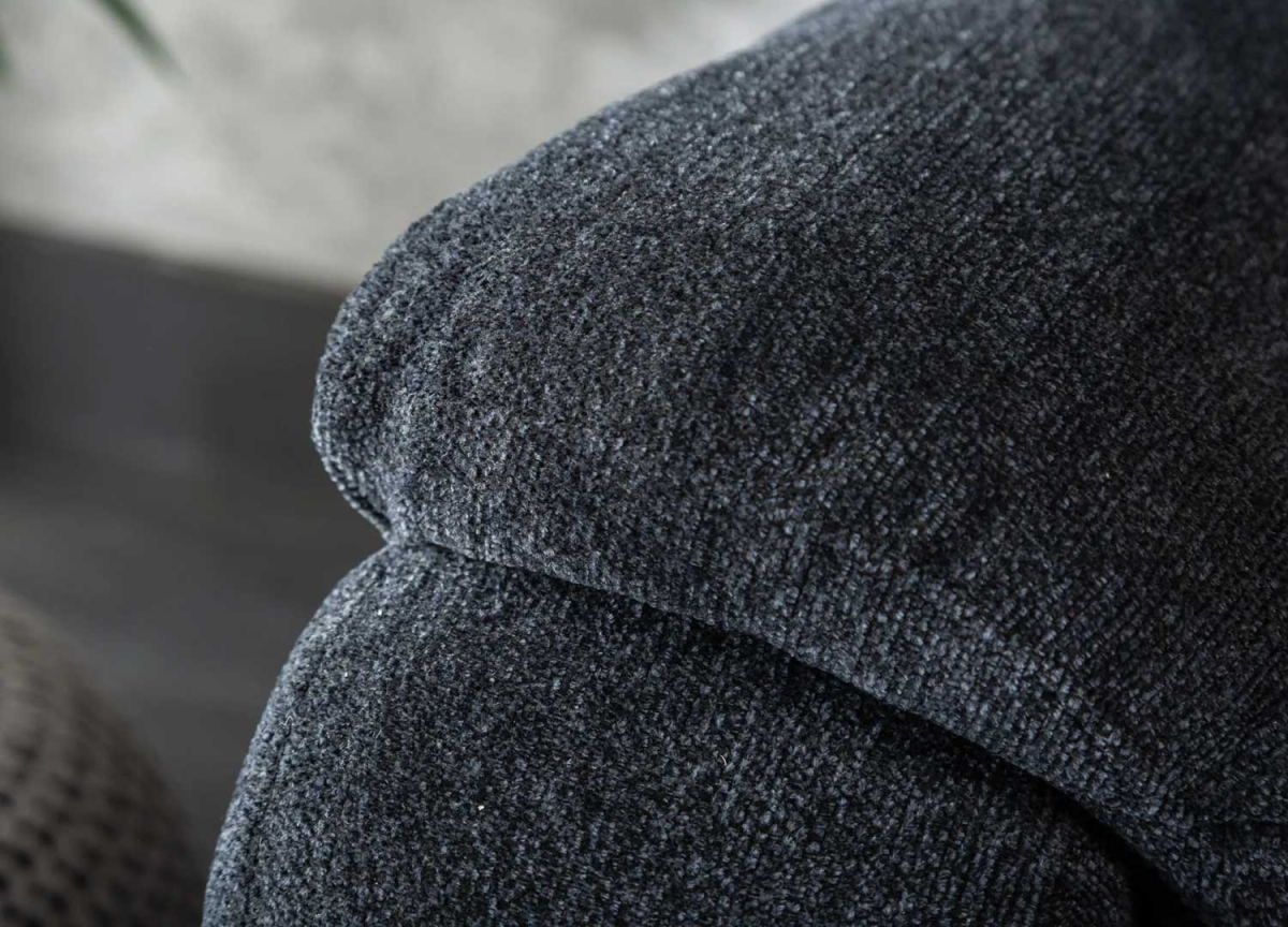 Canapé Cinéma 2 Places Tissu Gris