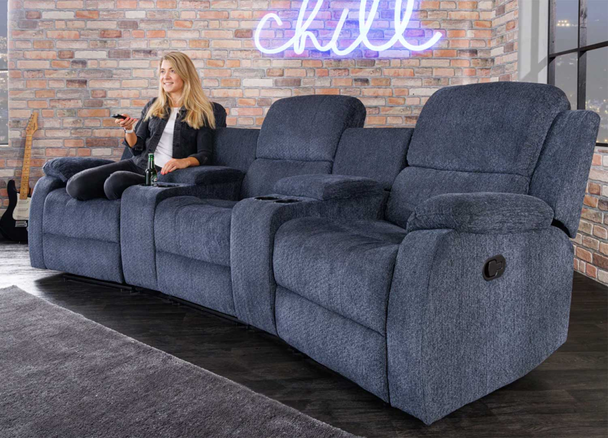 Canapé home cinéma 3 places pas chère