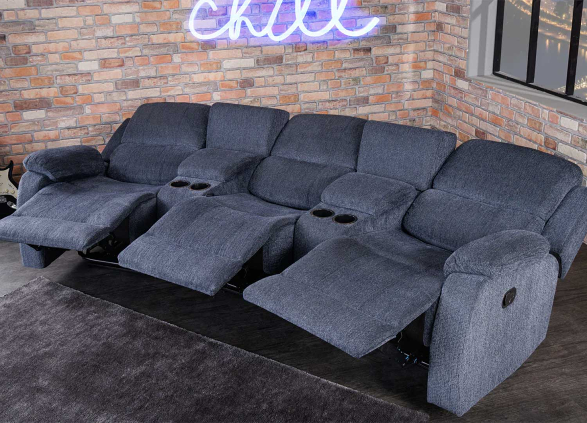 Canapé design moderne 3 places avec relaxation pas cher
