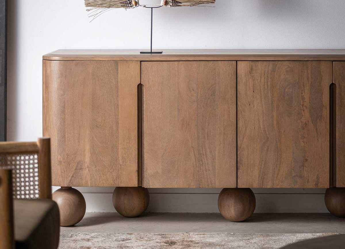 Buffet moderne en manguier 180 cm