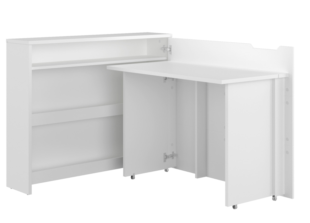 Bureau pliant 115 cm avec rangement