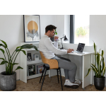 Table de travail pliante blanche alpine