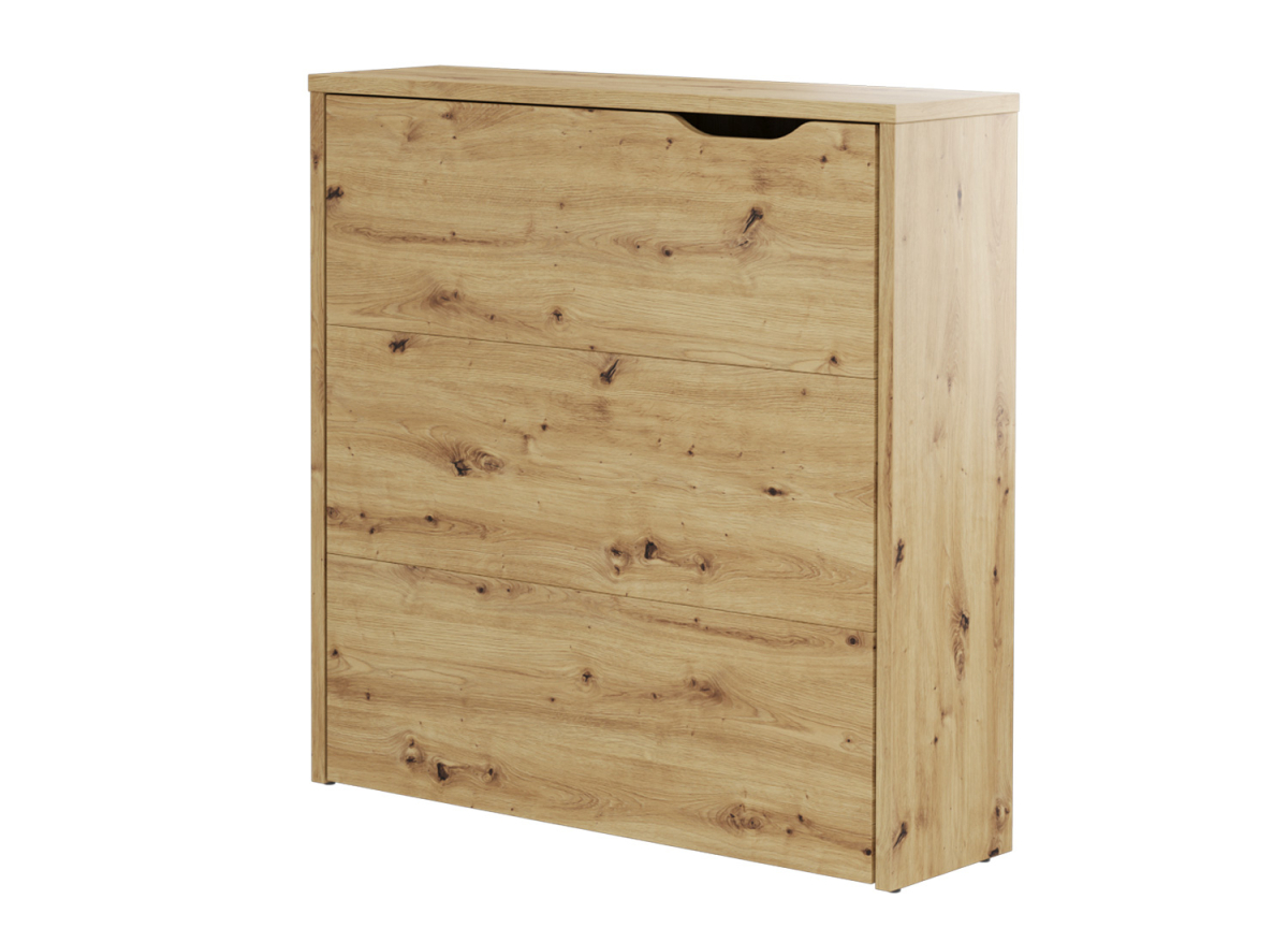 Bureau modulable pliable chêne 90 cm