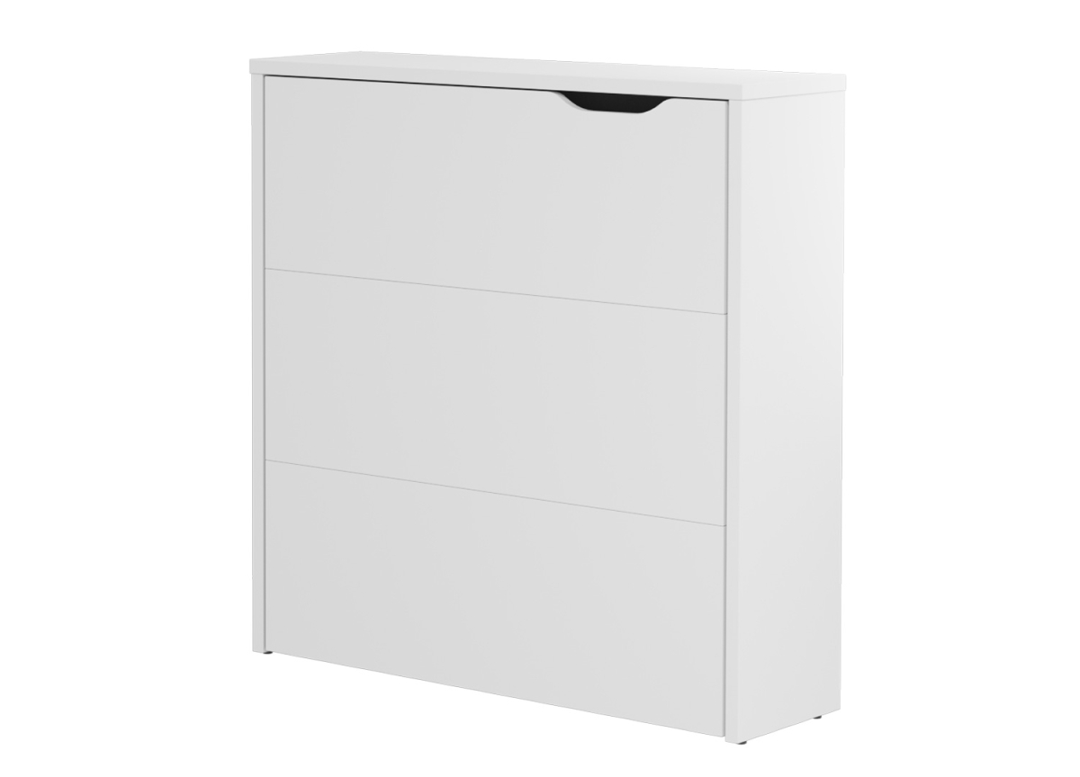 Bureau compact pliant 90 cm couleur blanc