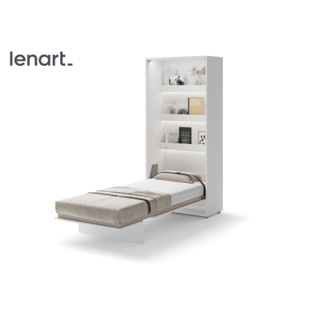Lit pliable 1 place avec éclairage