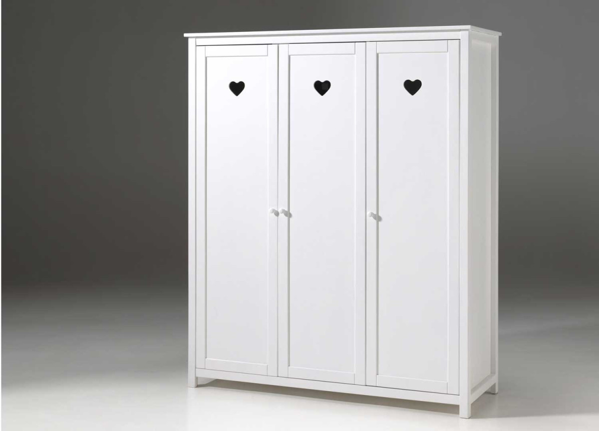 Armoire Blanche Fille 3 Portes