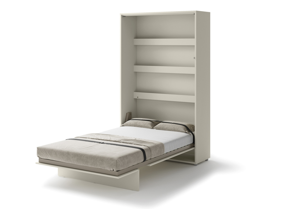 Lit moderne pliable avec étagères intégrées