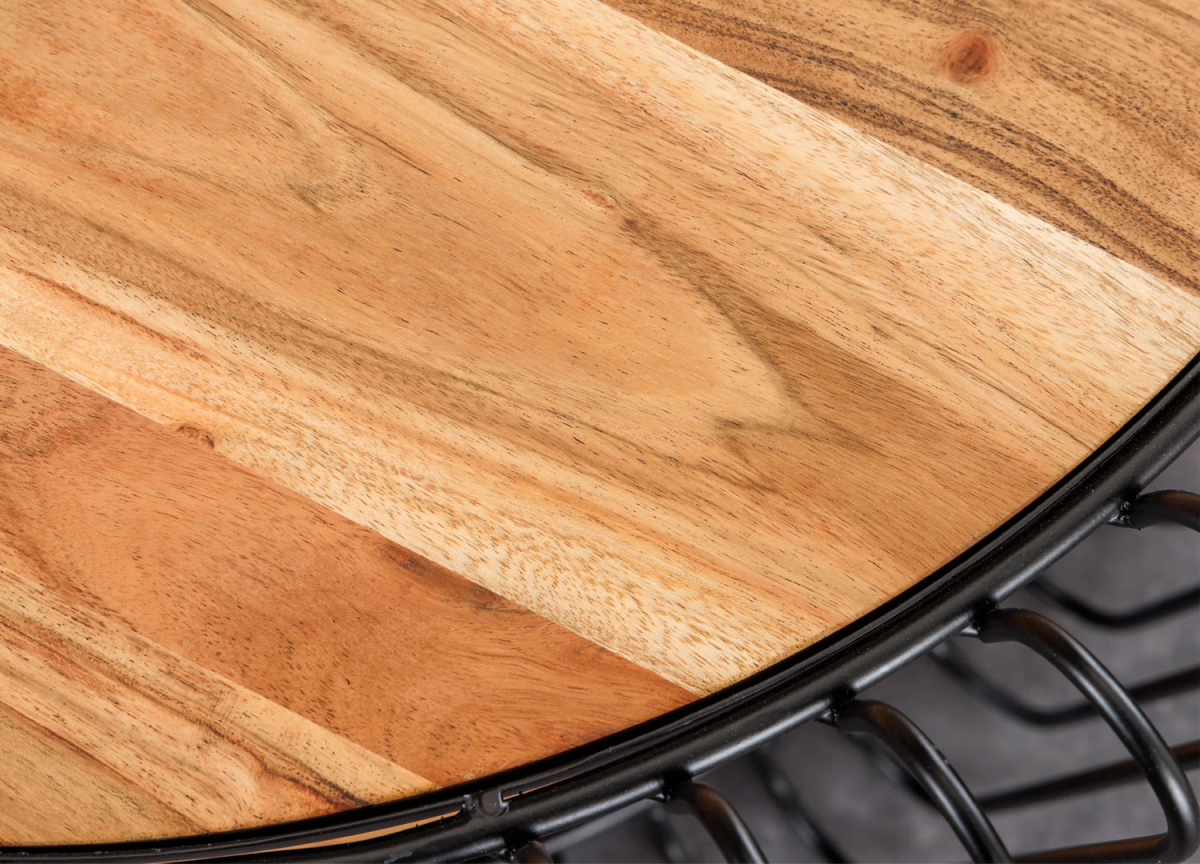 Table Basse Bois et Métal