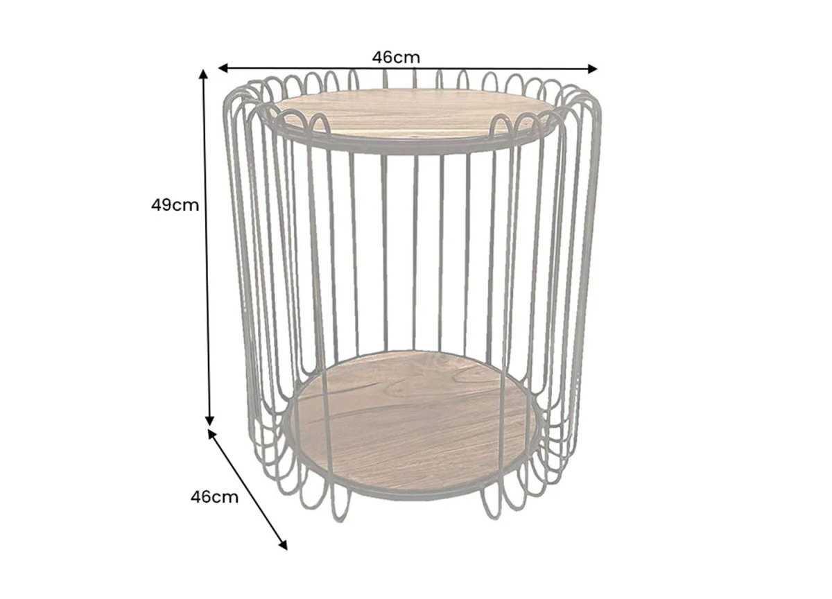 Bout de Canapé Rond 50 cm