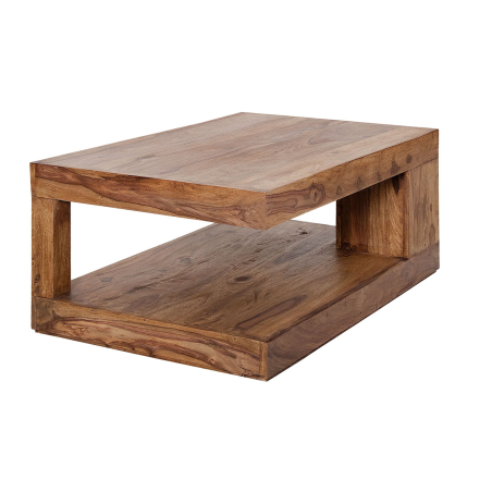 Table basse originale en bois massif