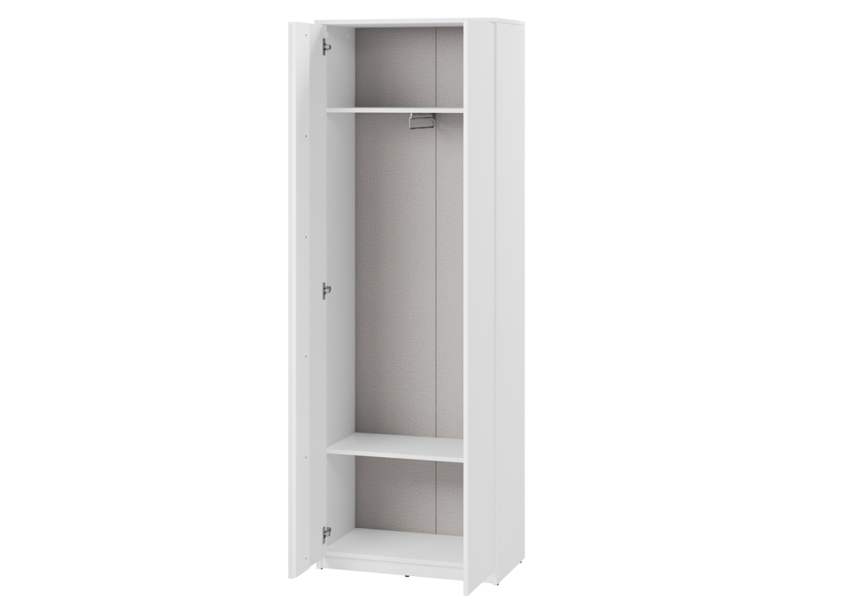 Armoire vestiaire blanche 2 portes