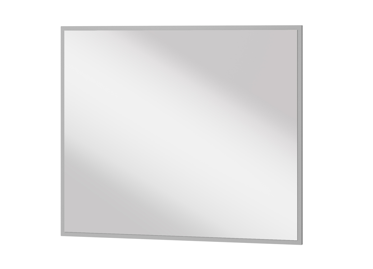 Miroir mural gris rectangulaire