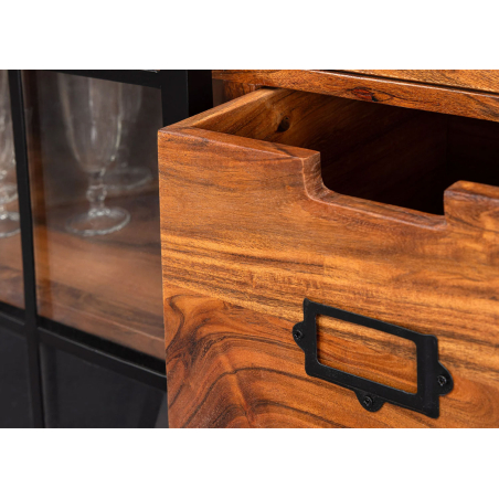 Buffet Vintage en Bois et Métal 150 cm