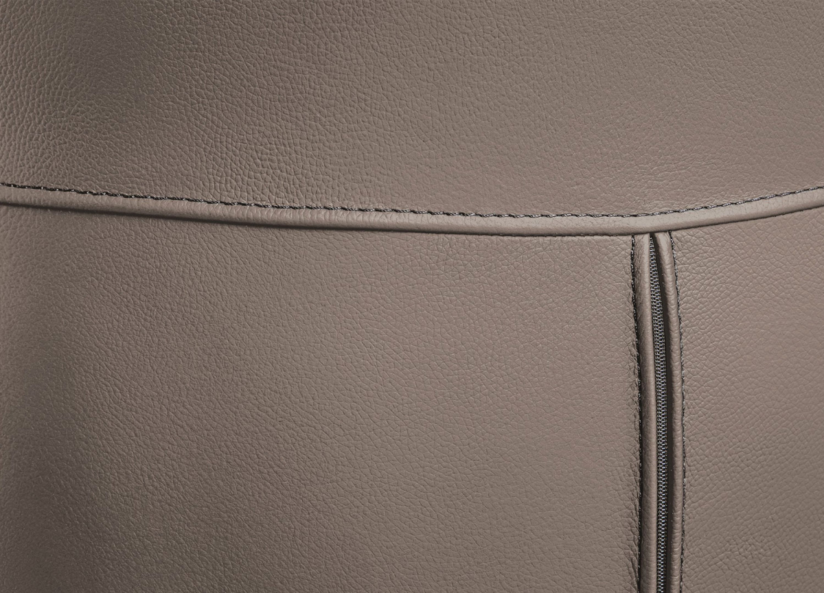 Chaise en Cuir Véritable - Assise Pivotante