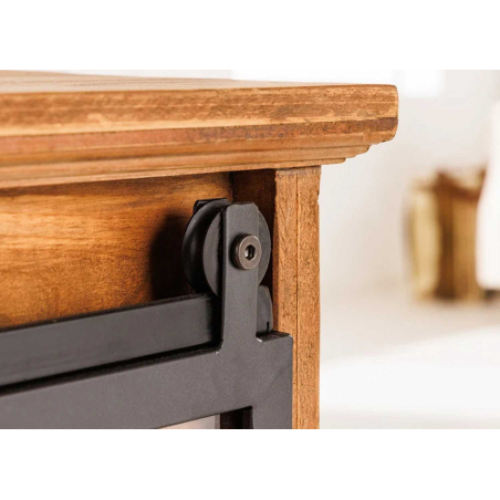 Meuble Buffet Rustique 6 Tiroirs - 2 Portes