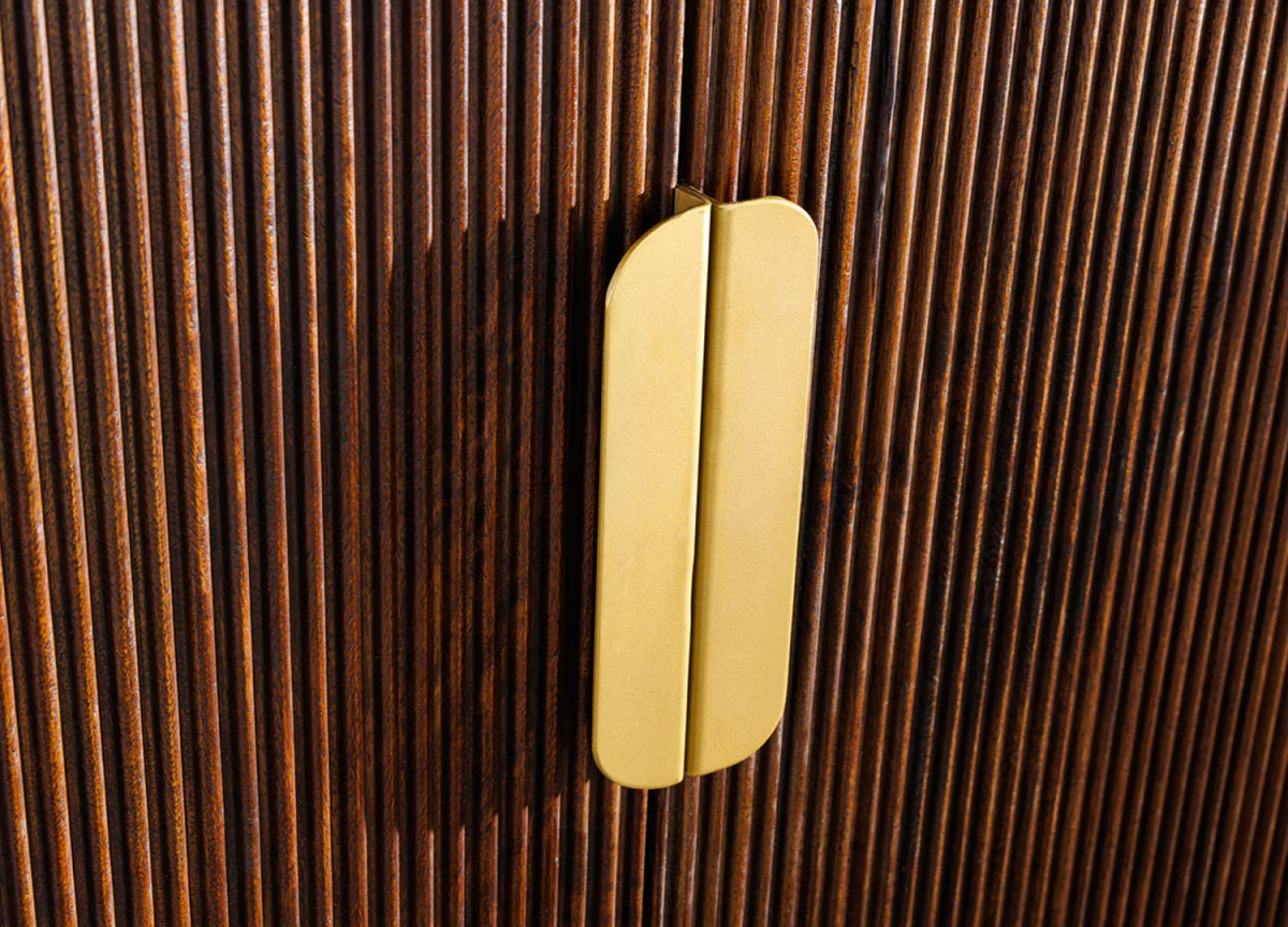 Buffet Rétro Gatsby 4 Portes Bois et Marbre
