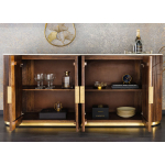 Grand buffet 4 portes rétro moderne